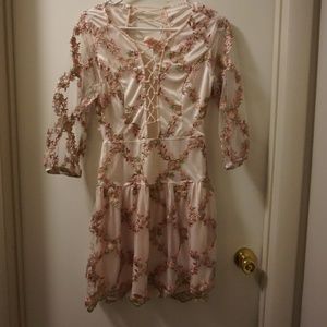 NWT Backless floral dress